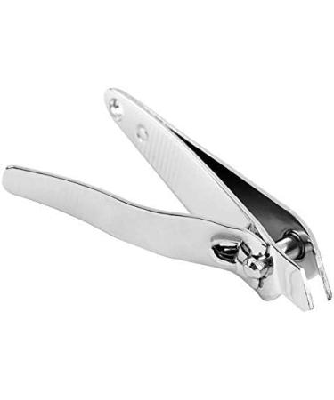 VNDEFUL 2PCS Stainless Steel Nail Clippers Set - Slanted Edge Manicure Pedicure Trimmer, Silver - Buy Online on GoSupps.com