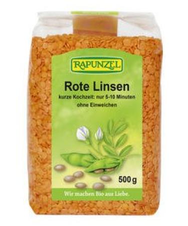 Rapunzel Rapunzel Organic Red Lenses 500g