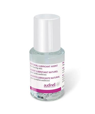 Audinell Natural Lubricant Oil + Applicator | 15ml | Comfortably Insert Hearing Aids  Airpods  Earbuds  Earplugs  Sound Amplifiers | Ear Care Accessory | Avoids Irritation  Discomfort