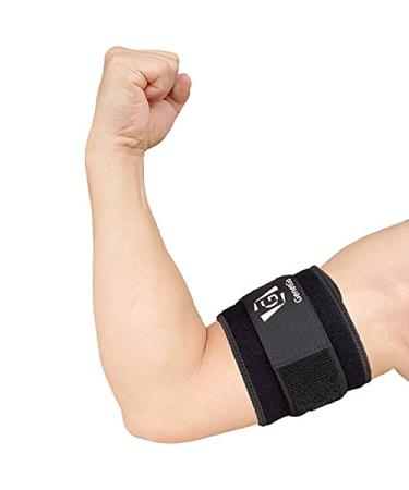 Bicep & Tricep Tendonitis Brace Compression Sleeve - Pain Relief for Bicep and Tricep Muscle Strains, Upper Arm Support (L/XL Width-4")