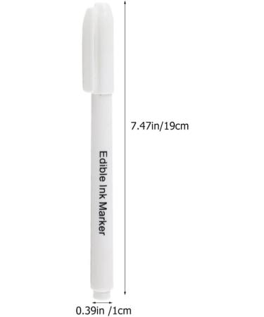 UPKOCH Fondant Assist Tool Baking Pigment Pen Painting Chocolate Pens Gummy Pencils Paintbrush Cookies Cake Marker Pen Gumdrops Crackers Baking Pen Plastic White Baking Supplies Pen - Buy Online on GoSupps.com