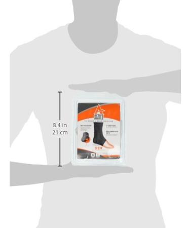 Active Ankle 329 Ankle Brace - White Compression Sleeve with Straps for Men & Women | Ideal for Sports: Volleyball Football Basketball Rugby | Sprain Support Size Small - Buy Online on GoSupps.com