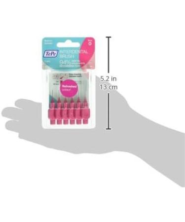 TePe Interdental Brush Pink 0.4mm - 6 Pieces Pack | Effective Oral Care & Dental Hygiene - Buy Online on GoSupps.com
