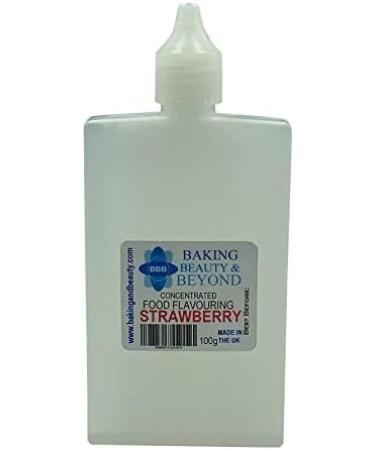 Baking Beauty and Beyond Concentrated Food Flavouring Oil - Dozen of Professional Quality Food Grade Flavouring Oil for Candy Making Baking Cooking Lip Balm and Lip Gloss - Strawberry (100ml) - Buy Online on GoSupps.com