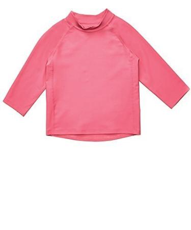 Leveret Long Sleeve Baby Boys Girls Rash Guard Sun Protected UPF + 50 Kids & Toddler Swim Shirt (12 Months-5 Toddler) 4 Years Pink