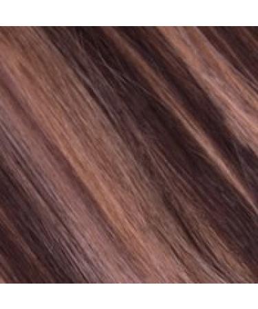 Cheap Clip-In Real Hair Extensions | Remy Hair 20 Clips 45cm - Chocolate Brown/Honey Blonde #4/27 - 100g - Buy Online on GoSupps.com