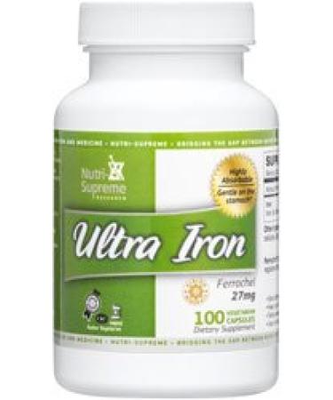 Nutri-Supreme Research Ultra Iron - 100 Vegetarian Capsules