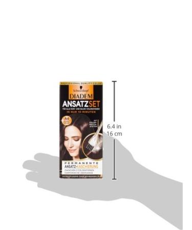 DIADEM ROOT SET A4 Dark Brown Hair Color - 1 Pack (22 ML) | Root Concealment for International Shipping - Buy Online on GoSupps.com