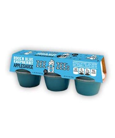 Zee Zees Rock'n Blue Raspberry Applesauce Cups - 4 oz Cups (24 Pack) - Buy Online on GoSupps.com