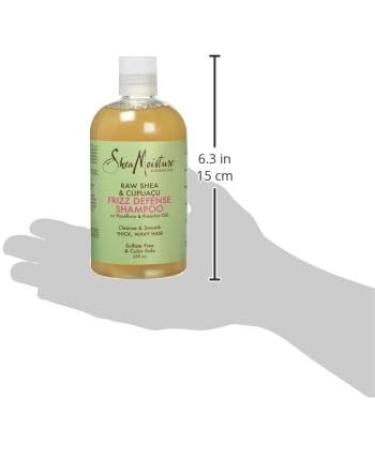 Shea Moisture Raw Shea and Cupuacu Frizz Defense Shampoo 379 ml - Buy Online on GoSupps.com
