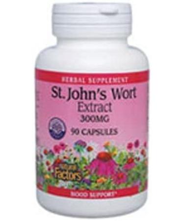 Natural Factors St. John's Wort Extract (300mg) 90 caps - Buy Online on GoSupps.com