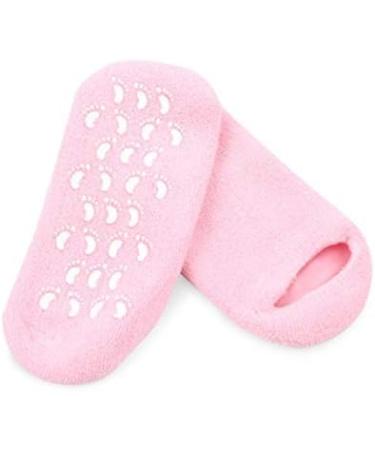 Moisturizing Gel Spa Socks for Foot Care - 2-Pack Black | Repair Dry Cracked Skin & Protect Heels - Buy Online on GoSupps.com