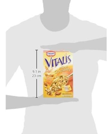3 x Cameo Vitalis Muesli Crispy mile and almond cereals honey almonds 300 g - Buy Online on GoSupps.com