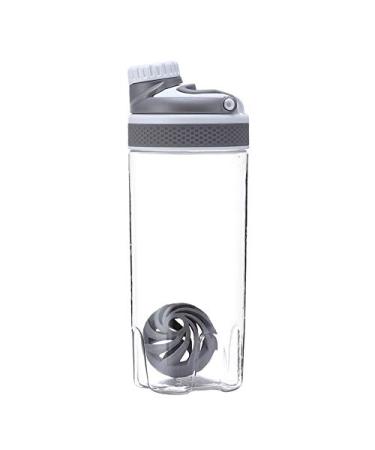 Femme Sport Bouteille d'eau Gym Gym Fitness Shaker Bouteille BPA Bouteilles de prot ines de lactos rum en plastique gratuit pour la randonn e en camping en plein air 700ml Grey
