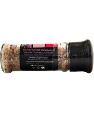 St llion 110g Himalayan Pink Rock Salt Grinder Rich in Essential Minerals Vegan Gluten Free Suitable for Cooking and Detoxification (Pack of 1) - Buy Online on GoSupps.com