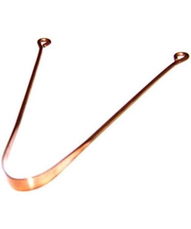 Etheric Pure Copper Tongue Cleaner Set of Six - Premium Oral Hygiene Tool for Fresh Breath | International Shipping Available - Buy Online on GoSupps.com