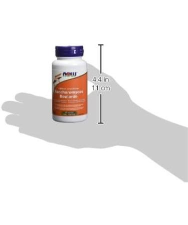 NOW Supplements Saccharomyces Boulardii 5 Billion Capsules 60 Count - Buy Online on GoSupps.com