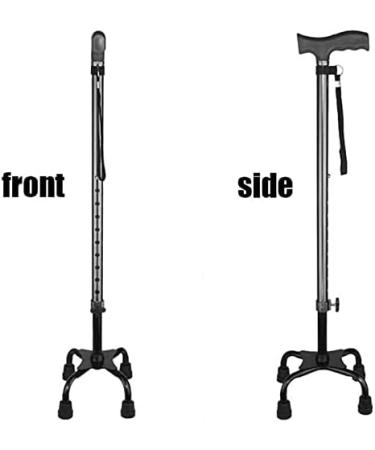 Canes Walking Stick Light 4 Foot Walking Stick Telescopic Stable Height Adjustable Silver Walking Stick and Crutch for The Elderly Old M Run forward - Buy Online on GoSupps.com
