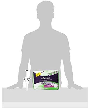 Always Discreet Incontinence & Postpartum Underwear for Women, Maximum Absorbency, Large Size - 17 Count (Pack of 1) - Buy Online on GoSupps.com