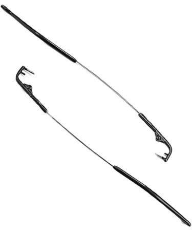 Wekiva glasses replacement bars glasses brakes glasses brackets 1 pair of metal glasses replacement 1-hole borderless glasses repair parts spectacle bar replacement black