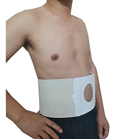 Realmedi Unisex Ostomy Abdominal Binder XL 45.28-49.21 Inch - Ostomy Belt for Hernia & Colostomy Support - Buy Online on GoSupps.com