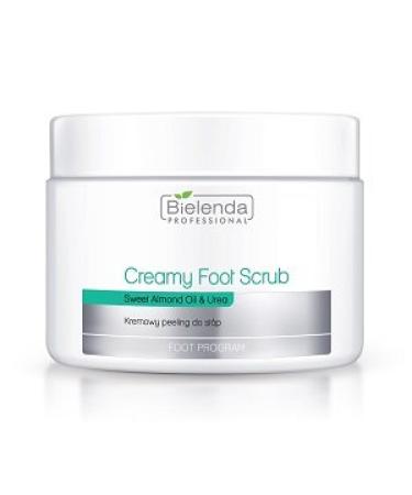 Bielenda Professional Creamy Foot Scrub with almond oil & urea |Kremowy Peeling Do Stop 500 ml set with stacked hair shampoo 15 ml or mask 10 ml