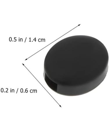 Healeeved 48 Couples Anti-Slip Silicone Glasses Cover - Round Frame Hook & Rubber Ear Support for Kids - 2 Pcs Black & White - Buy Online on GoSupps.com