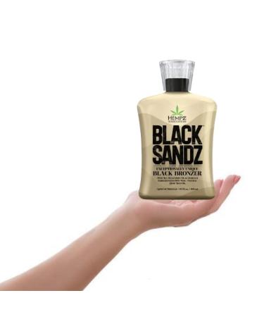 Hempz Black Sandz Black Bronzer with DHA & Cosmetic Bronzer 13.5oz - Buy Online on GoSupps.com