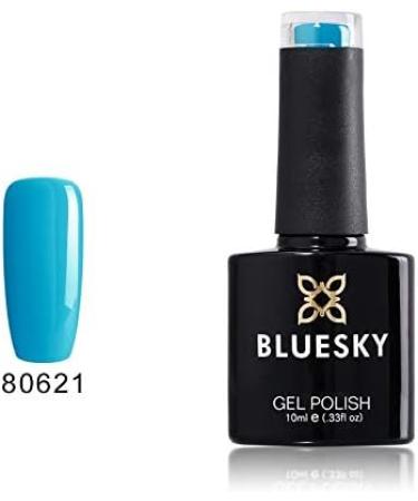Bluesky Aqua Intance Blue Aqua Green 80621 Nail Gel Polish UV LED Soak Off 10ml - Buy Online on GoSupps.com