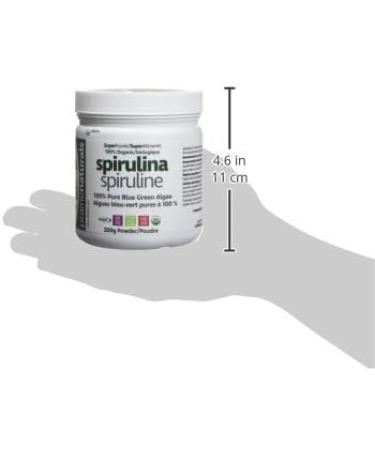 Prairie Naturals Organic Spirulina Blue Green Algae Powder - 200 Gram 200 g (Pack of 1) - Buy Online on GoSupps.com