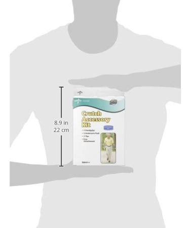 Medline Crutch Replacement Part Kit - Gray | Complete Set for Crutch Repair - Buy Online on GoSupps.com