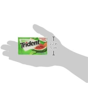 Trident Watermelon Twist Sugar Free Gum 18 Sticks 15 Count 1 lb - Buy Online on GoSupps.com