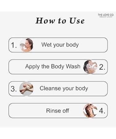 Luxury Vegan Shower Gel for Women & Men - 250ml | T.he L ove C o. Body Wash - 100% Vegan Skin Care - Buy Online on GoSupps.com