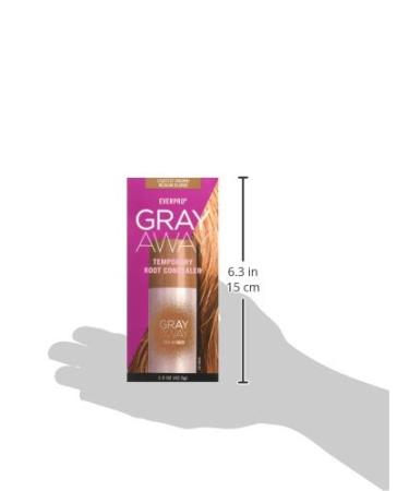 EVERPRO Gray Away Light Brown/Medium Blond - 1.5 Oz | Instant Gray Coverage Solution - Buy Online on GoSupps.com