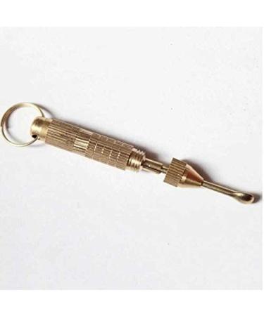 2 Sets 4 in1 Ear Pick Mini Steel Screwdrivers Ear Cleaners Keychain Health Care Cleaning Tools Kit Set