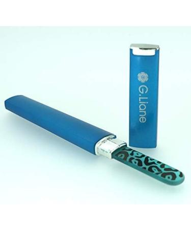 G.Liane Glass Nail Files Professional Crystal Nail File For Natural Nails Acrylic Nails Gels Nails Manicure Pedicure Tools For Home And Salon (Blue) - Buy Online on GoSupps.com