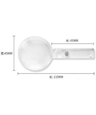 Magnifiers Reading Magnifying Glass Hand-Held Magnifying Glass for Reading Checking Map Microscope Easy to Carry Fine Workmanship and Comfortable Hand 2.5 Lofty Ambition - Buy Online on GoSupps.com