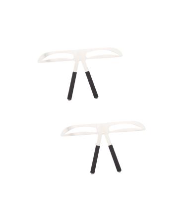 DOITOOL 2pcs Molds Modeling Makeup Tools Grooming Eyebrow Drawing Tool Template Eyebrow Shape Miss Suite mediumx2pcs As Shownx2pcs
