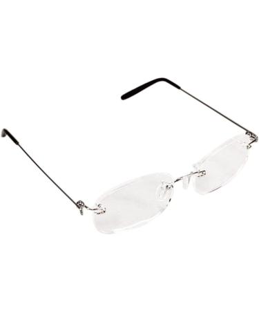 Herold 2X Unisex Frameless Reading Glasses - Lightweight 2.00 with Case | International Shipping Available - Buy Online on GoSupps.com