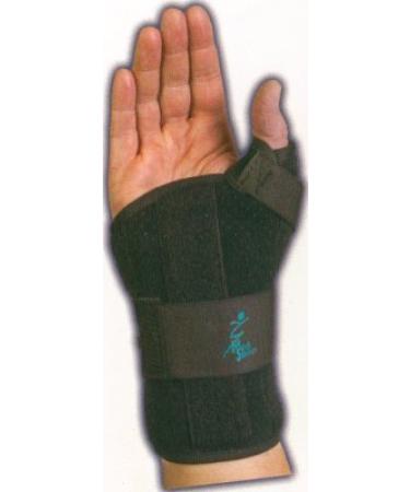Med Spec Ryno Lacer Wrist Support Short Black Medium Rght