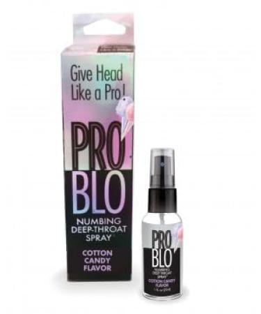 Little Genie ProBlo Cotton Candy Flavored Deep Throat Numbing Spray 1 oz