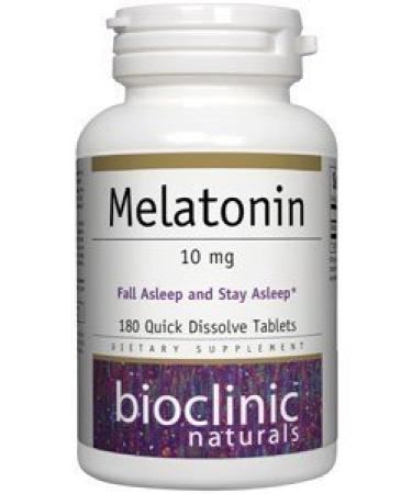 Bioclinic Naturals Melatonin 10mg 180 tabs by Bioclinic Naturals