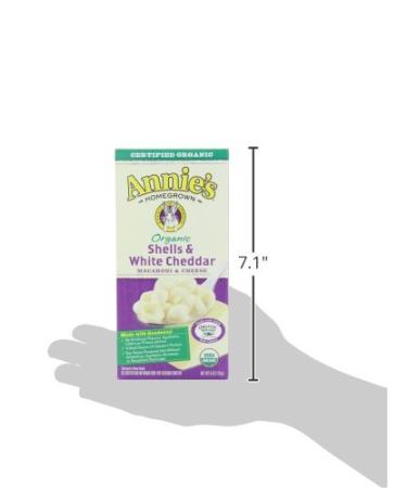 Annie's Organic White Cheddar Mac and Cheese Dinner - Kids' Macaroni, 6 OZ (Pack of 12) - Buy Online on GoSupps.com