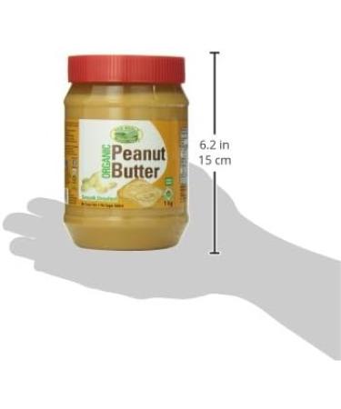 New World Foods Peanut Butter Smooth Unsalted Organic 1Kg Peanut 1 kg (Pack of 1) - Buy Online on GoSupps.com