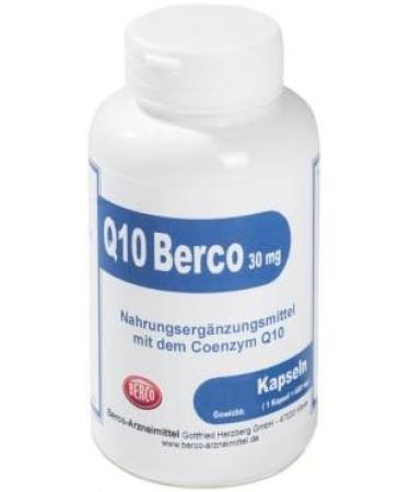Buy Q10 BERCO 30 mg Capsules - 60 Softgels | Premium Quality CoQ10 for Heart Health | Worldwide Shipping - Buy Online on GoSupps.com