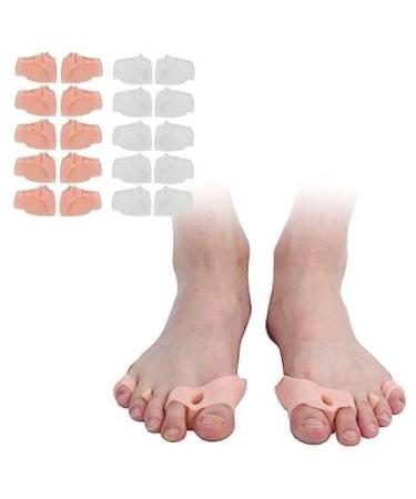 Allesoky Bunion Corrector Toe Alignment Tool - 5 Pairs | Soft Gel Separators for Foot Pain Relief, Toe Straightener Pads & Forefoot Support - Buy Online on GoSupps.com