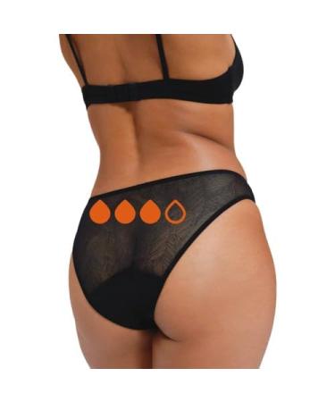 Snugg's lace letter |Periods underwear strong bleeding |Thin and absorbent menstrual underwear |Made in EU |Recycled nylon |Sustainable alternative to tampons and binding |S s lace letter - strong bleeding