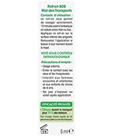 So'BiO tic Sos Motion Sickness Roll-on Organic 5 ml - Buy Online on GoSupps.com