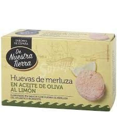 hake huevas in olive oil with lemon 75g nuestra tierra