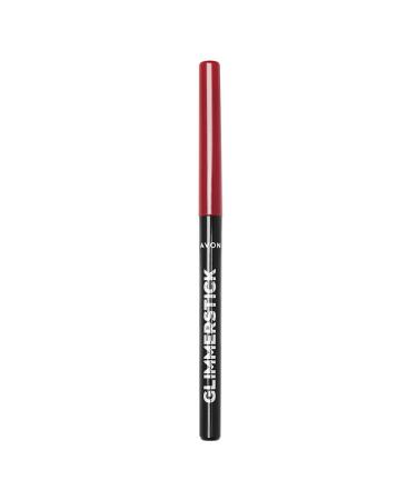 Avon Avon Glimmerstick Lip Pencil Ruby Shock infused with vitamin E for smooth application and defined lips